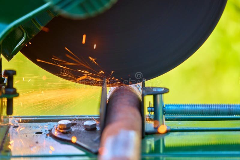 Circular Saw Sparks Inside