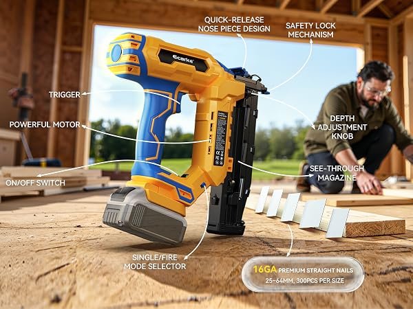 Finish Nailer Double Firing