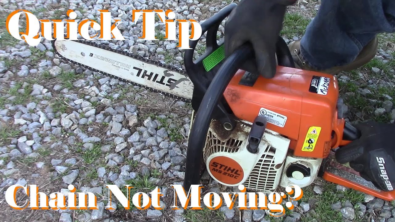 Chainsaw Chain Won't Spin