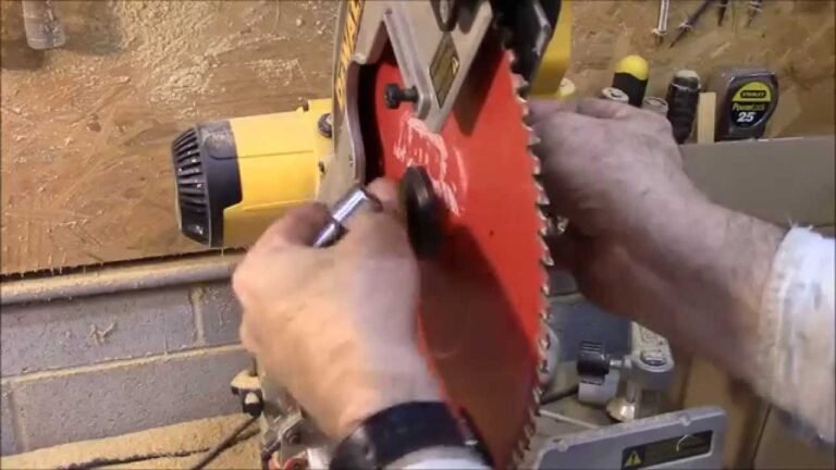 Miter Saw Blade Wobbling