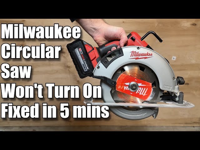 Miter Saw Trigger Not Working