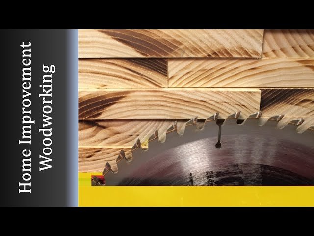 Circular Saw Burning Wood
